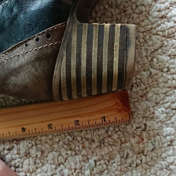 Charme Routard Distressed COMFORT ANKLE BOOTS size 9 - Picture 11 of 12